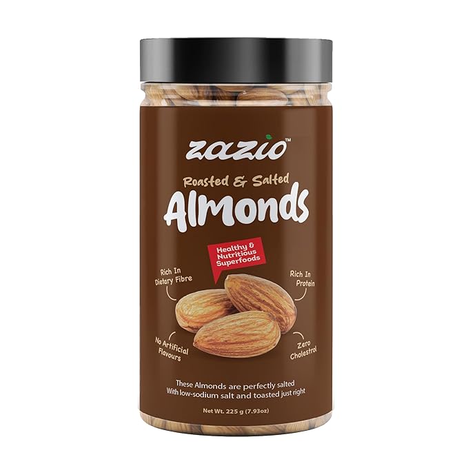 ZaZio Natural Premium roasted and salted Almonds